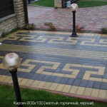 Тротуарная плитка Кирпич