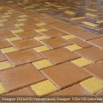 Тротуарная плитка Квадрат