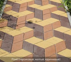 Тротуарная плитка Ромб