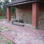 Укладка тротуарной плитки