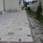 Укладка тротуарной плитки